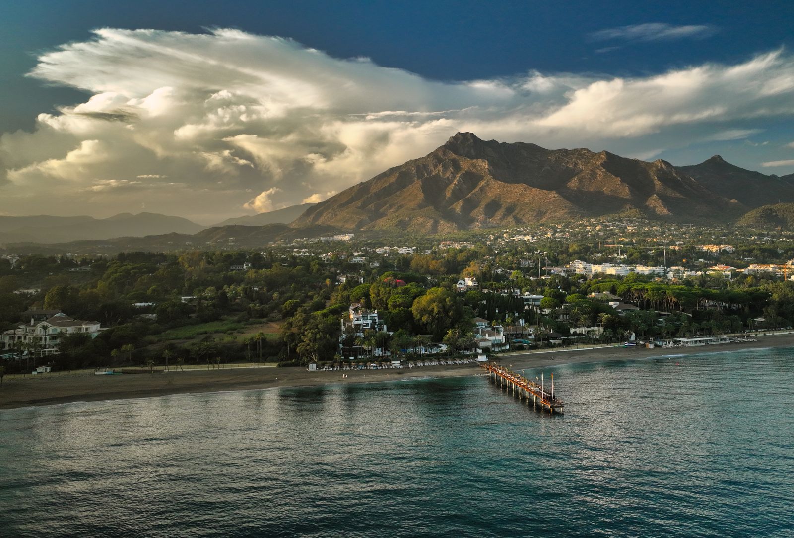 Marbella seafront and luxury property on the Costa del Sol